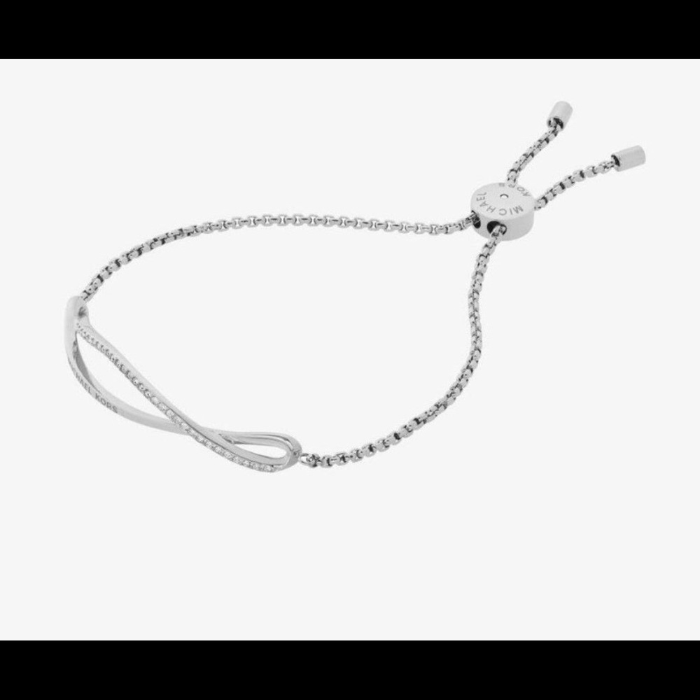 Michael Kors Pave Wave Slider Adjustable Bracelet